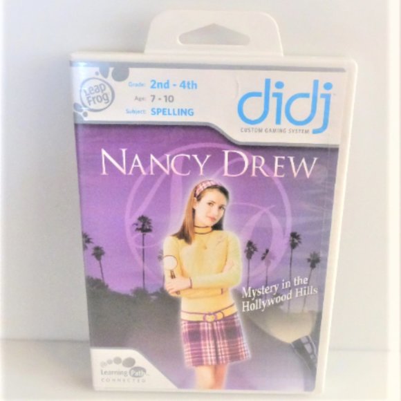 DiDji Gaming System Leap Frog NANCY DREW MYSTERY in the Hollywood Hills - Picture 1 of 9